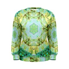 Green Marble Women s Sweatshirt