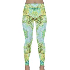 Green Marble Classic Yoga Leggings by 3cl3ctix