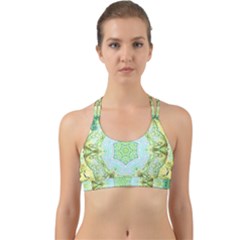 Green Marble Back Web Sports Bra by 3cl3ctix