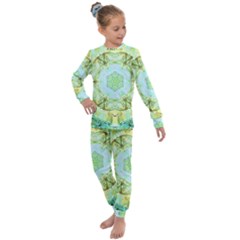 Green Marble Kids  Long Sleeve Set 