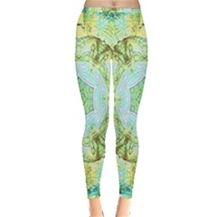 Green Marble Inside Out Leggings