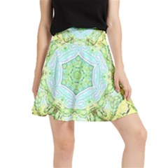 Green Marble Waistband Skirt by 3cl3ctix