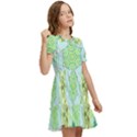 Green Marble Kids  Puff Sleeved Dress View2