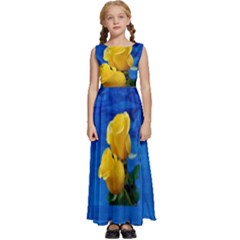 Backgrounderaser 20220425 173842383 Kids  Satin Sleeveless Maxi Dress