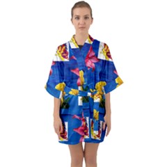 Backgrounderaser 20220425 173842383 Half Sleeve Satin Kimono 