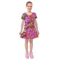 Backgrounderaser 20220427 131956690 Kids  Short Sleeve Velvet Dress