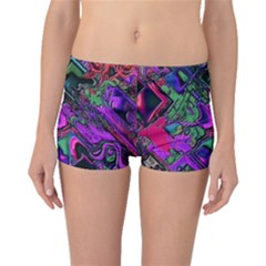 Neon Aquarium Boyleg Bikini Bottoms by MRNStudios