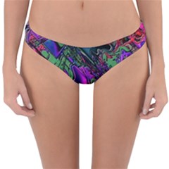 Neon Aquarium Reversible Hipster Bikini Bottoms by MRNStudios