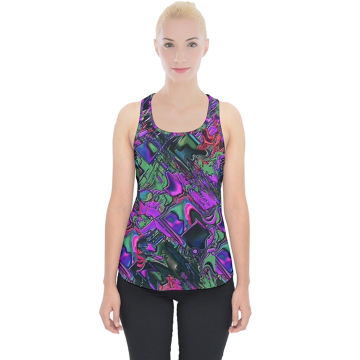 Neon Aquarium Piece Up Tank Top