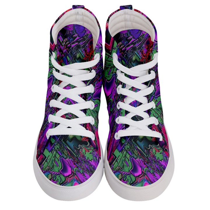 Neon Aquarium Men s Hi-Top Skate Sneakers