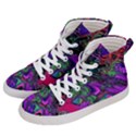 Neon Aquarium Men s Hi-Top Skate Sneakers View2