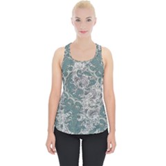 Seaweed Mandala Piece Up Tank Top by MRNStudios