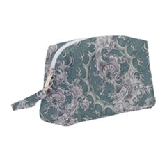 Seaweed Mandala Wristlet Pouch Bag (medium) by MRNStudios