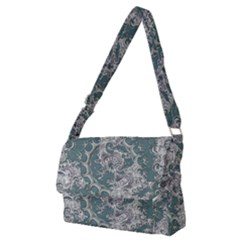 Seaweed Mandala Full Print Messenger Bag (m) by MRNStudios