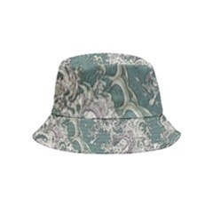 Seaweed Mandala Inside Out Bucket Hat (kids) by MRNStudios