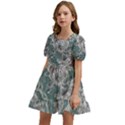 Seaweed Mandala Kids  Short Sleeve Dolly Dress View2