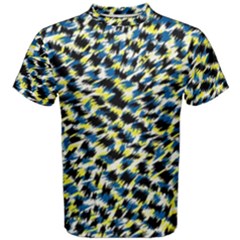 Digital Animal  Print Men s Cotton Tee by Sparkle