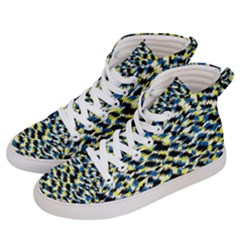 Digital Animal  Print Women s Hi-top Skate Sneakers by Sparkle