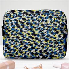 Digital Animal  Print Make Up Pouch (large) by Sparkle