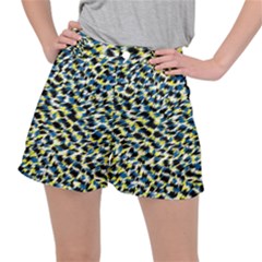 Digital Animal  Print Ripstop Shorts by Sparkle