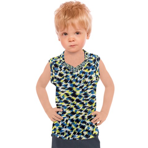 Digital Animal  Print Kids  Sport Tank Top by Sparkle