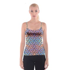 Colorful Flowers Spaghetti Strap Top by Sparkle