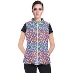 Colorful Flowers Women s Puffer Vest by Sparkle