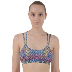 Colorful Flowers Line Them Up Sports Bra by Sparkle