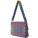 Colorful Flowers Full Print Messenger Bag (L) View2