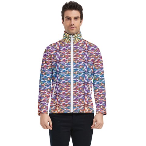 Colorful Flowers Men s Bomber Jacket by Sparkle