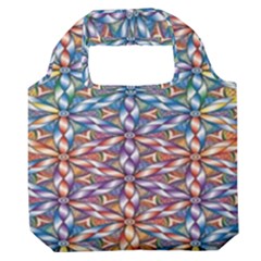 Colorful Flowers Premium Foldable Grocery Recycle Bag by Sparkle