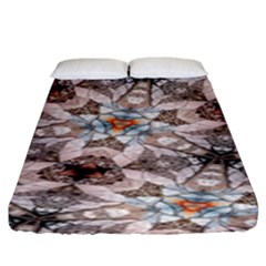 Digital Illusion Fitted Sheet (king Size) by Sparkle