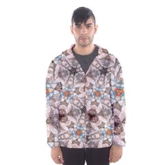 Digital Illusion Men s Hooded Windbreaker by Sparkle