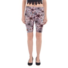 Digital Illusion Yoga Cropped Leggings by Sparkle