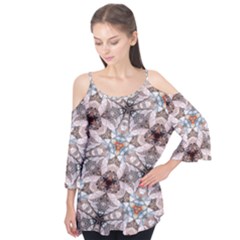 Digital Illusion Flutter Sleeve Tee 