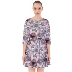 Digital Illusion Smock Dress by Sparkle