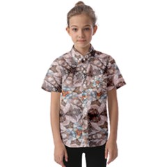 Digital Illusion Kids  Short Sleeve Shirt by Sparkle