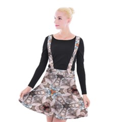 Digital Illusion Suspender Skater Skirt by Sparkle