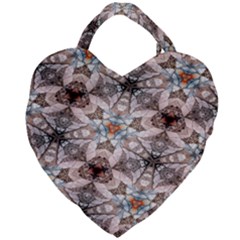 Digital Illusion Giant Heart Shaped Tote by Sparkle