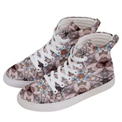 Digital Illusion Men s Hi-top Skate Sneakers by Sparkle