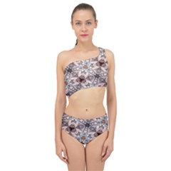 Digital Illusion Spliced Up Two Piece Swimsuit by Sparkle