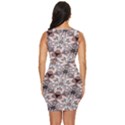 Digital Illusion Draped Bodycon Dress View4