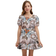 Digital Illusion Kids  Short Sleeve Dolly Dress