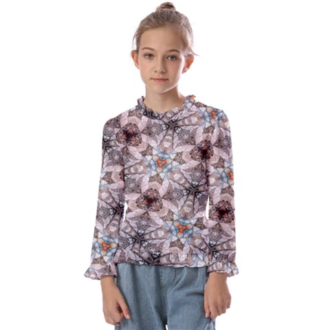 Digital Illusion Kids  Frill Detail Tee by Sparkle