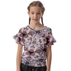 Digital Illusion Kids  Cut Out Flutter Sleeves by Sparkle