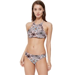 Digital Illusion Banded Triangle Bikini Set by Sparkle