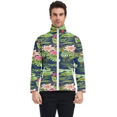 Flowers Pattern Men s Bomber Jacket