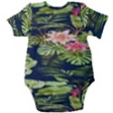 Flowers Pattern Baby Short Sleeve Onesie Bodysuit View2