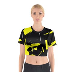 Abstract Pattern Cotton Crop Top by Sparkle