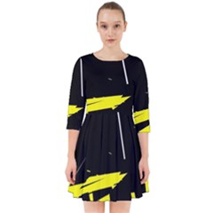 Abstract Pattern Smock Dress by Sparkle